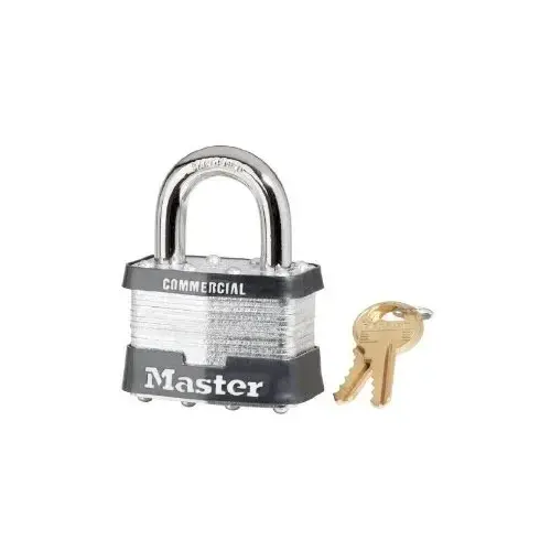 Padlock Silver Laminated
