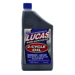 Lucas Oil Products 10110 Semi-Synthetic 2-Cycle Oil - 1 Quart