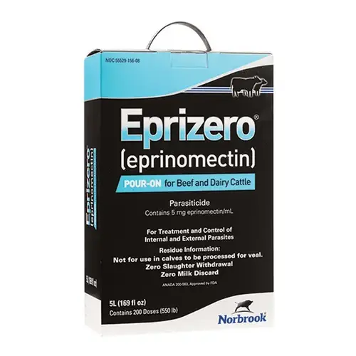 Eprizero Cattle Wormer Pour-On 5-Liter
