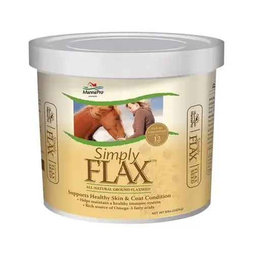 Simply Flax Ground Flaxseed For Horses, 8-Lbs. Simply Flax Ground Flaxseed For Horses, 8-Lbs.