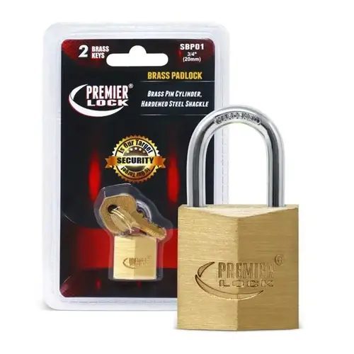 Brass Padlock 3/4" Brass Padlock 3/4"