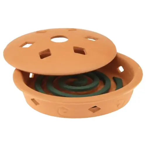 PIC COMBO TERRA COTTA MOSQUITO COIL BURNER - 4 COILS