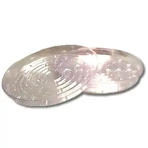 Curtis Wagner Plastics CW-2100 Plant Saucer 3.75" H X 21" D Vinyl Clear Clear