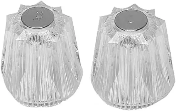Danco Faucet Handle Acrylic For: Price Pfister Contessa and Windsor Two Handle Tub/Shower Faucets Clear - pack of 2 88262