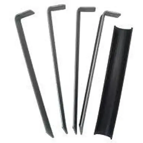Metal Stake Kit (Bulk)with 4 each 9 Inch Stakesand 1 each 8 inch "C" Connector