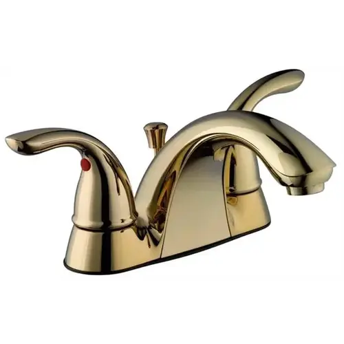 LAV FAUCET 2HDL POLISHED BRASS 523-918 LAV FAUCET 2HDL POLISHED BRASS 523-918