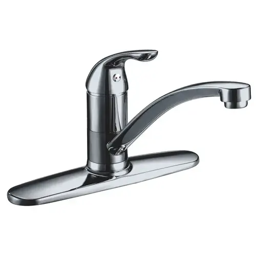 Single Handle High Arc Kitchen Faucet With Side Spray