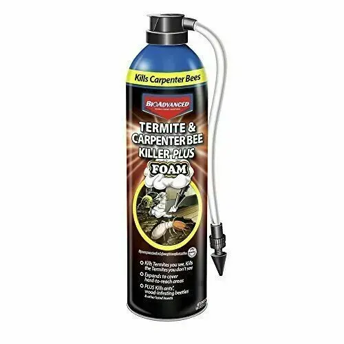 Termite & Carpenter Bee Killer Plus Foam - 18 oz. White