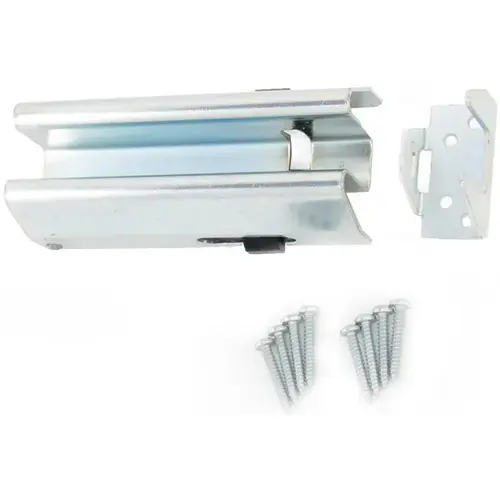 Tamper Proof Security Hasp with Latch - 6" Zinc Plated