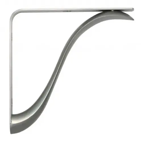 Charleston Decorative Shelf Bracket - Satin Nickel Charleston Decorative Shelf Bracket - Satin Nickel