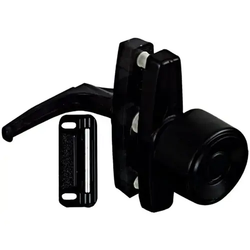 V1307 Series Knob Latch, Zinc, 5/8 to 1-3/8 in Thick Door Black V1307 Series Knob Latch, Zinc, 5/8 to 1-3/8 in Thick Door Black