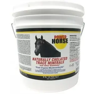 Animal Power Source Inc 6LBS Power Horse Trace Minerals 6-LB Pail