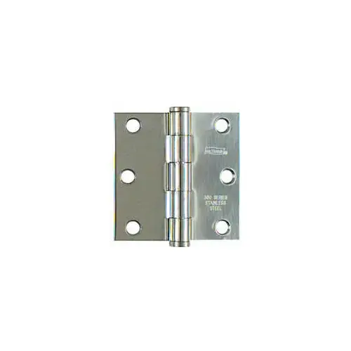 V514 3" x 3" Door Hinge Stainless Steel Finish V514 3" x 3" Door Hinge Stainless Steel Finish