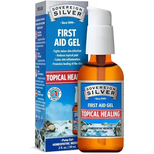 TOPICAL HEALING FIRST AID GEL - DURVET/SOVREIGN SILVER TOPICAL HEALING FIRST AID GEL - DURVET/SOVREIGN SILVER