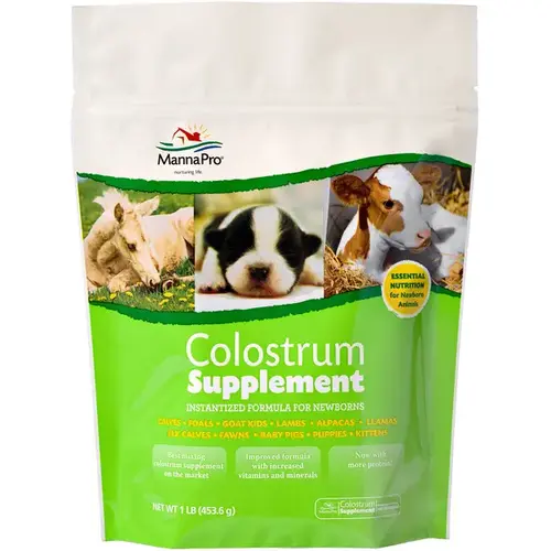 Colostrum Newborn Formula For Livestock, 16-oz.