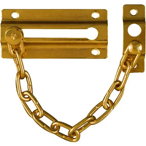 V806 Keyed Chain Door Lock Brass Finish V806 Keyed Chain Door Lock Brass Finish