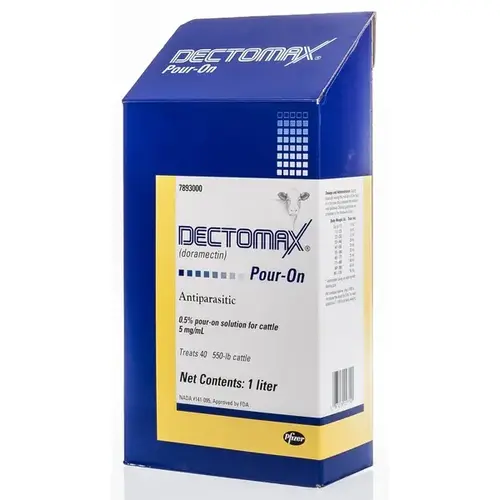 Dectomax Cattle Pour-On Dewormer - 1 Liter
