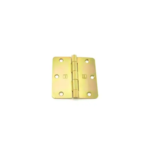 RC1748 3-1/2" x 3-1/2" 1/4" Radius Full Mortise Residential Plain Bearing Template Hinge Zinc Finish RC1748 3-1/2" x 3-1/2" 1/4" Radius Full Mortise Residential Plain Bearing Template Hinge Zinc Finish