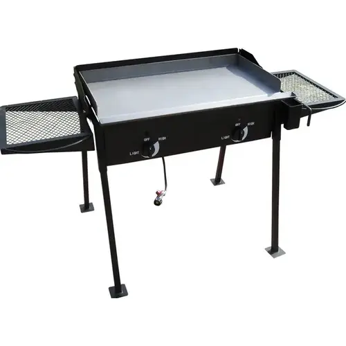 Stainless Steel Griddle Stove with Double Burner Low Pressure