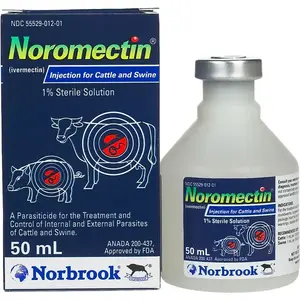 Norbrook Pharmaceuticals 001-11076 Noromectin 1% Injection 50-ML
