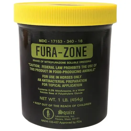 Fura-Zone 001-1111323 Nitrofurazone Ointment, Gel, 16 oz Bright Yellow Fura-Zone 001-1111323 Nitrofurazone Ointment, Gel, 16 oz Bright Yellow