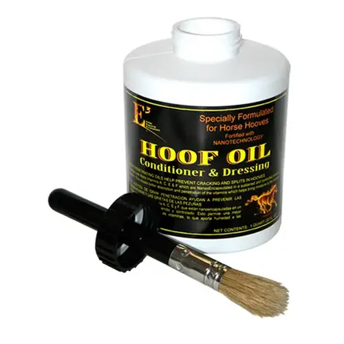 E3 Hoof Oil Conditioner and Dressing for Horses 32-oz E3 Hoof Oil Conditioner and Dressing for Horses 32-oz
