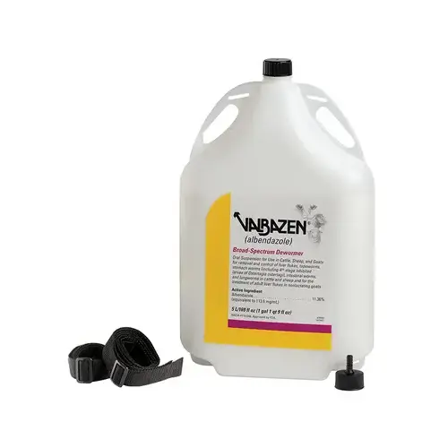 Valbazen Broad Spectrum Oral Dewormer 5-Liter with Spout Valbazen Broad Spectrum Oral Dewormer 5-Liter with Spout