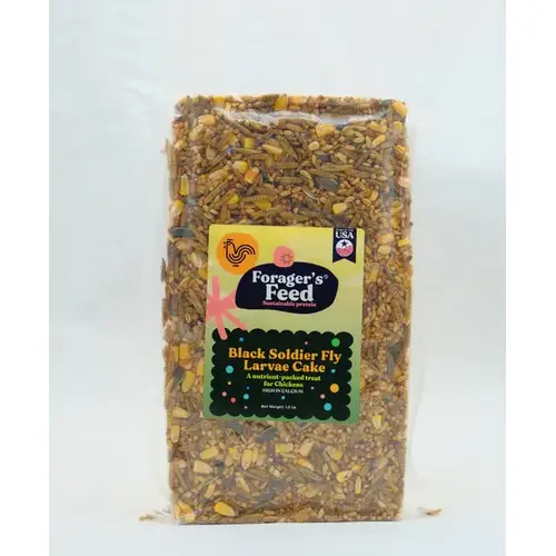 FLY LARVAE CAKE MIX 8OZ. - FORAGERS FEED