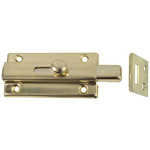 V860 Series Slide Bolt, Steel, Brass V860 Series Slide Bolt, Steel, Brass