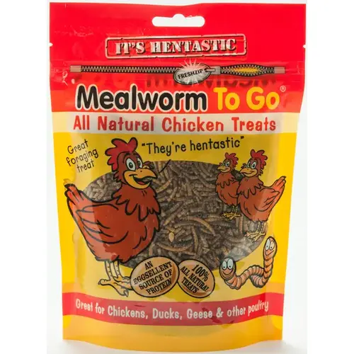 Mealworm To Go Hentastic Dried Mealworms 1.1-LB Resealable Bag Mealworm To Go Hentastic Dried Mealworms 1.1-LB Resealable Bag