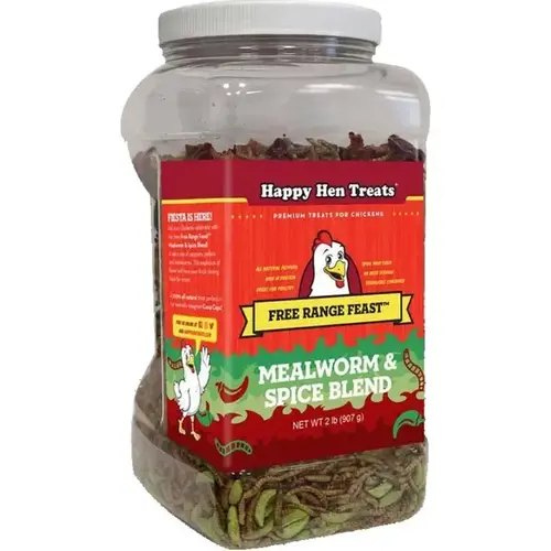 Free Range Feast - Mealworm & Spice Blend 2-lb Container Free Range Feast - Mealworm & Spice Blend 2-lb Container