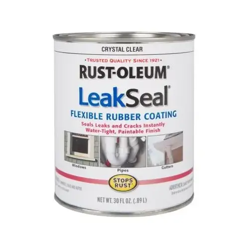LeakSeal Brush, Flexible Rubber Coating, Clear Quart LeakSeal Brush, Flexible Rubber Coating, Clear Quart