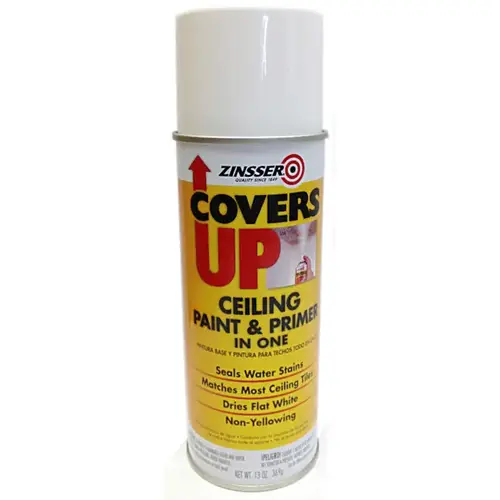 Covers Up Stain Sealing Ceiling Paint Spray - 13 oz White