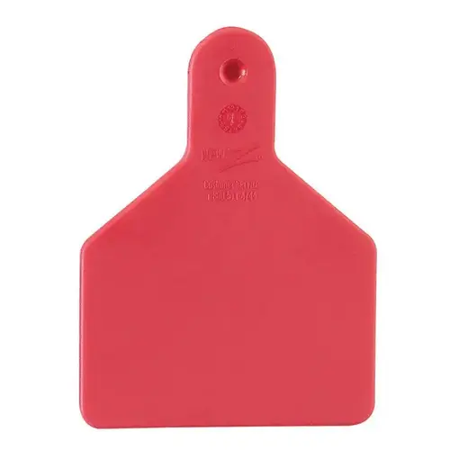 Z Tags 25 Count 1-Piece Blank Tags for Calves - Red Z Tags 25 Count 1-Piece Blank Tags for Calves - Red