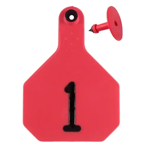 Y-Tex Large Red Number Tags (25 per bag) Y-Tex Large Red Number Tags (25 per bag)