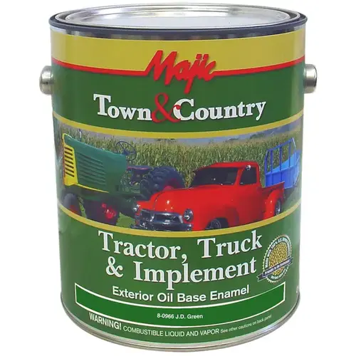 Majic Town & Country Tractor, Truck & Implement Enamel 1 Gallon - New JD Green Majic Town & Country Tractor, Truck & Implement Enamel 1 Gallon - New JD Green