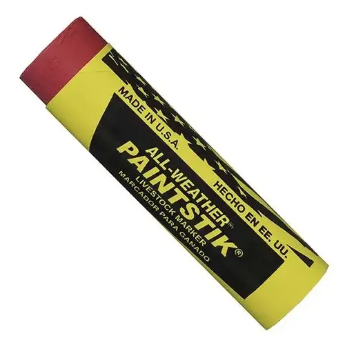 Paintstick Livestock Marker, All Weather, Red - pack of 12 Paintstick Livestock Marker, All Weather, Red - pack of 12