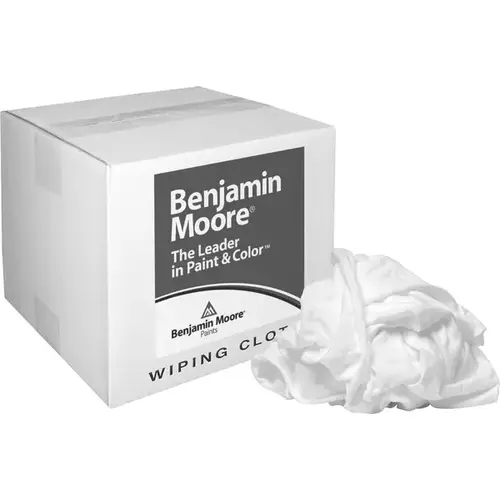 Benjamin Moore Premium Wiping Rags pack of 5 White Benjamin Moore Premium Wiping Rags pack of 5 White