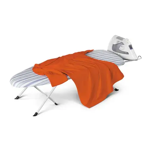 Ironing Board with Iron Rest 36" H X 54" W X 13" L Pad Included Ironing Board with Iron Rest 36" H X 54" W X 13" L Pad Included