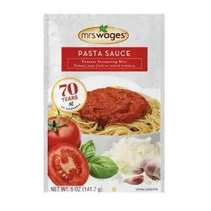 Mrs. Wages W538-J4425 Pasta Sauce Tomato Seasoning Mix 5-oz