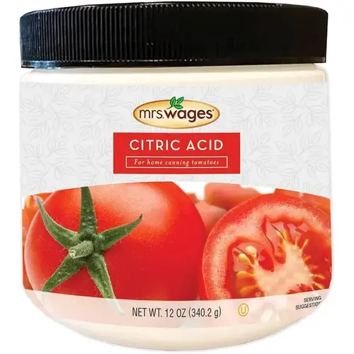 Mrs. Wages Citric Acid - 12 ounces Mrs. Wages Citric Acid - 12 ounces