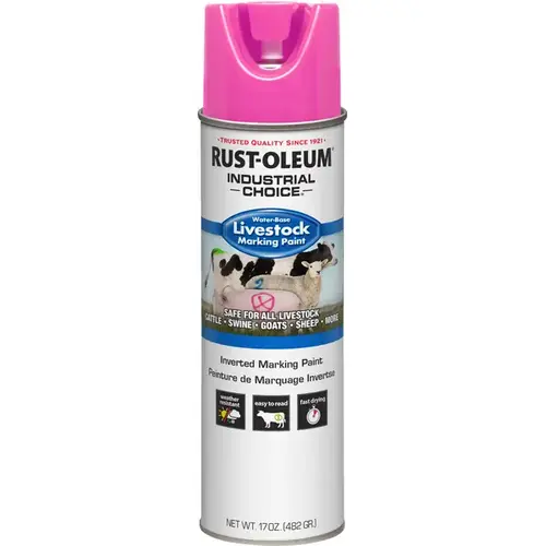 Rust-Oleum Livestock Marking Paint 17oz - Fluorescent Pink