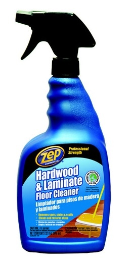 Zep, Inc. ZUHLF32 Floor Cleaner, 32 oz Bottle, Liquid, Pleasant Lemon, Clear