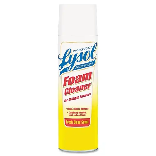 Professional Lysol Brand Disinfectant Foam Cleaner, 24 oz Aerosol Can - pack of 12