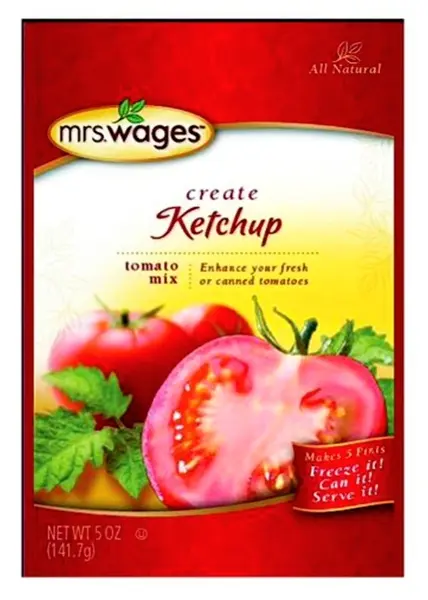 Mrs. Wages Ketchup Tomato Seasoning Mix Packet - 5 ounces W541-J4425