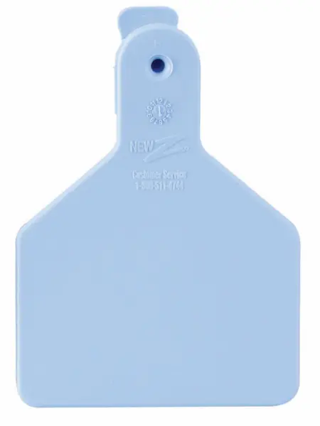 Z Tags 100 Count 1-Piece Blank Tags for Calves Blue 700-2500-167 Z Tags 100 Count 1-Piece Blank Tags for Calves Blue 700-2500-167