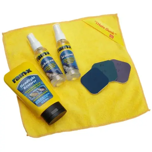 Headlight Restoration Kit, Liquid, Alcohol Headlight Restoration Kit, Liquid, Alcohol