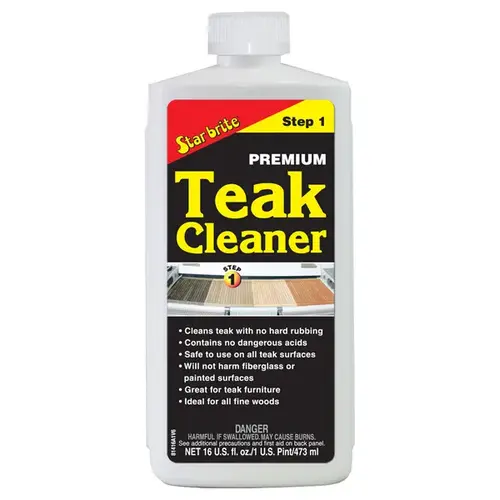 Premium Teak Cleaner Step 1 16-oz