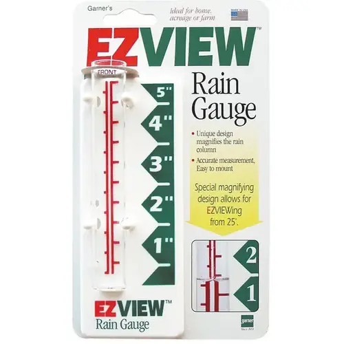 Rain Gauge, Easy Read Magnifying Design Rain Gauge, Easy Read Magnifying Design