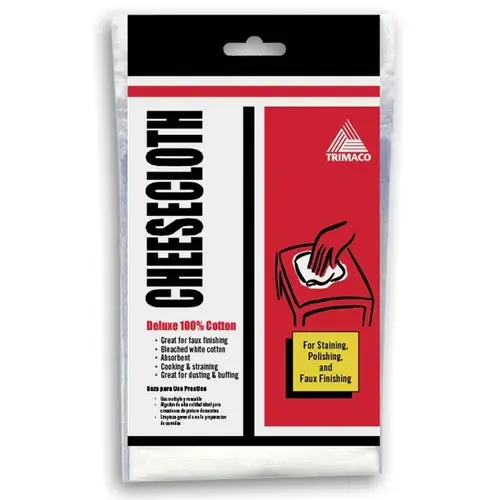 SuperTuff 4 Sq. Yd. 100% Cotton Bleached Cheesecloth White